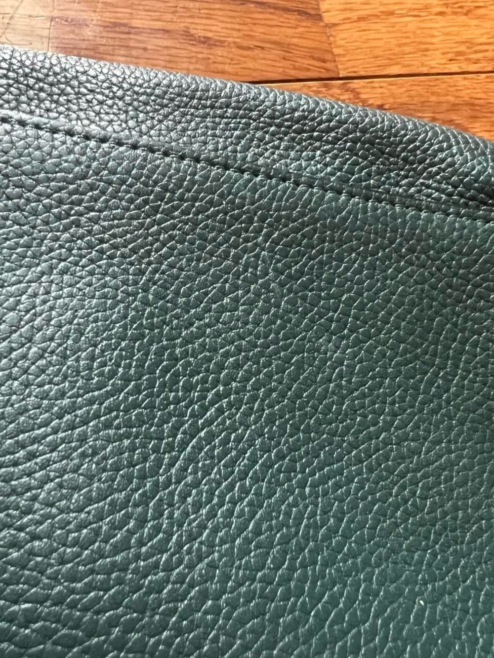 Coach Crosstown Leather Crossbody Bag in Teal with Chain Strap - Picture 7 of 8